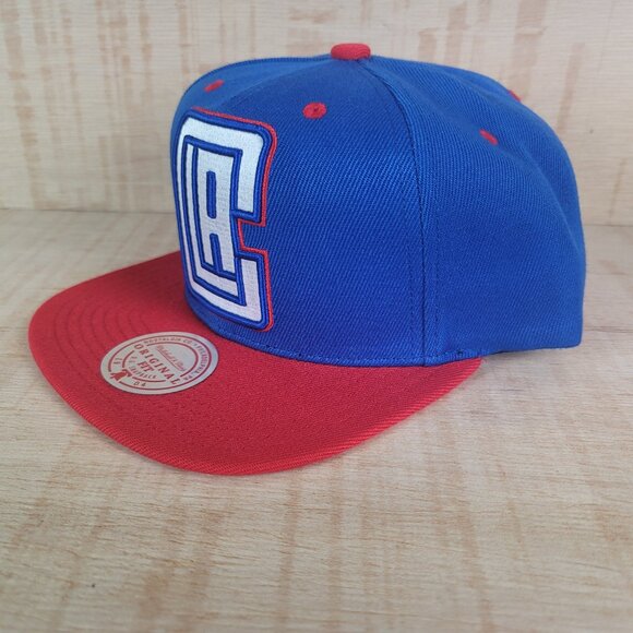 Los Angeles Clippers Hat Cap NBA Basketball Mitchell & Ness Adjustable Snapback - Picture 3 of 6
